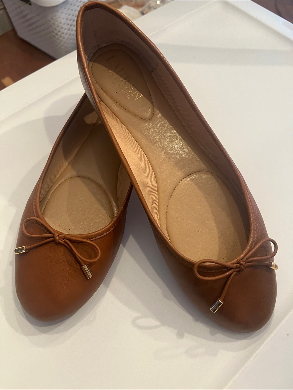Ralph Lauren Leather Flats
